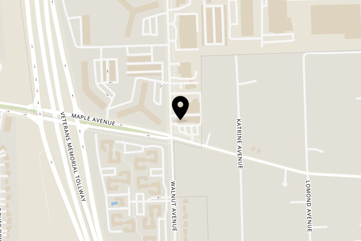 Map showing the location of Mojo's east coast eats on 2758 Maple Ave in Downers Grove